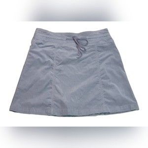 Sahalie Gray Corduroy Tie Waist Skirt Size 12